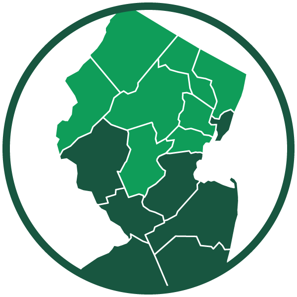 county map of New Jersey